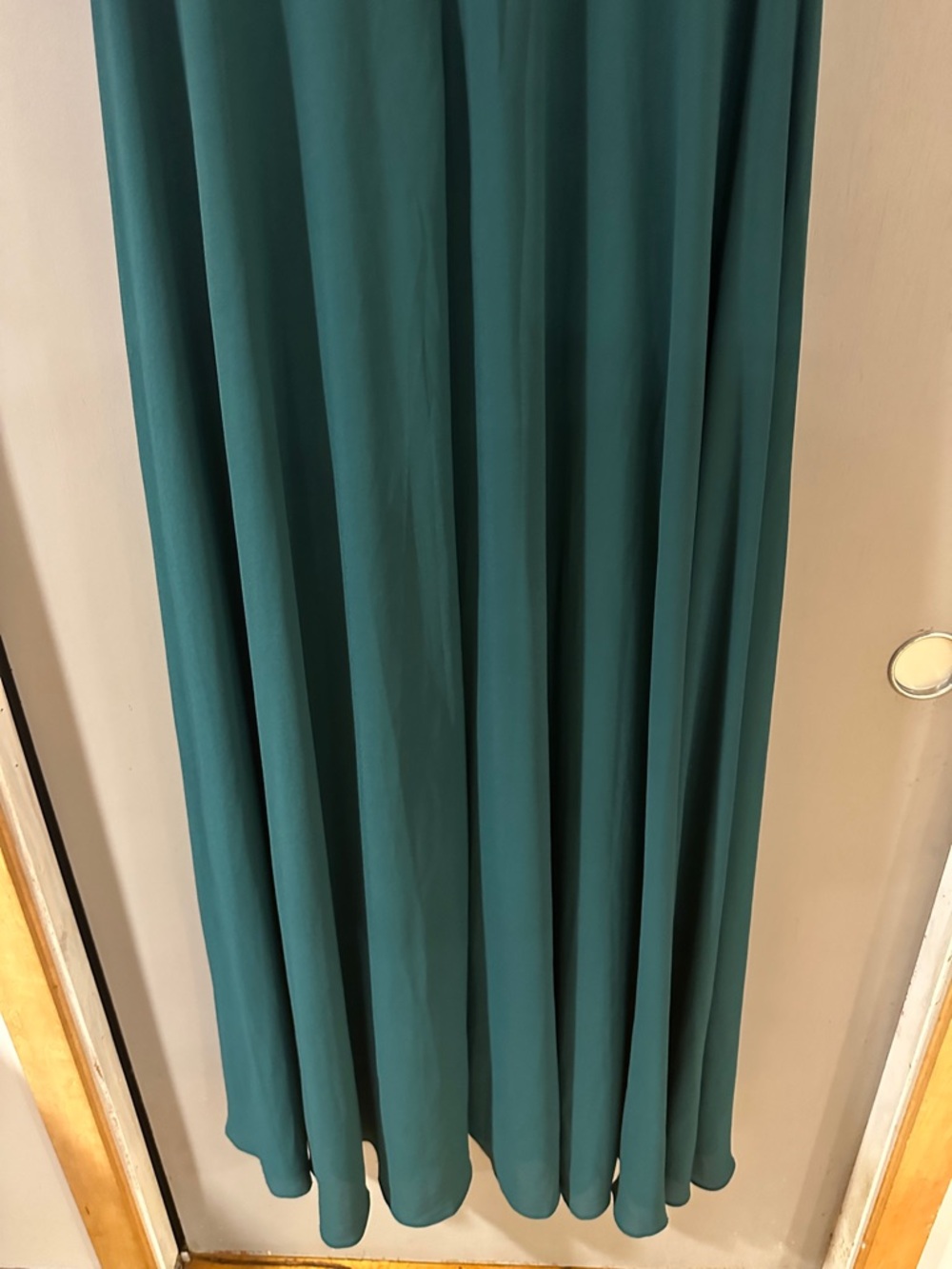 Lulus Night of Romance Emerald Green Maxi Dress NWT Sleeveless Formal Gown Prom - Picture 11 of 11